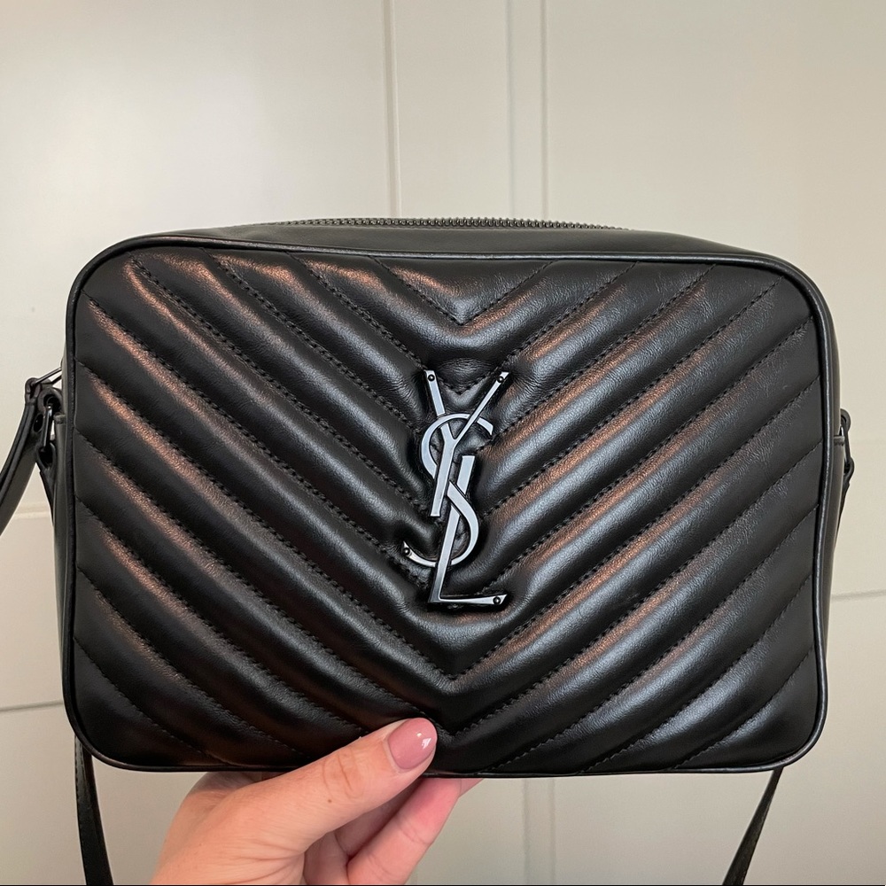 YSL Lou Camera Bag - Quilted Leather